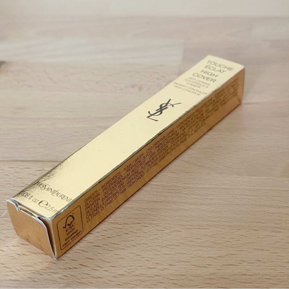 YSL TOUCHE ÉCLAT HIGH COVER RADIANT CONCEALER #3 Almond - Picture 6 of 6